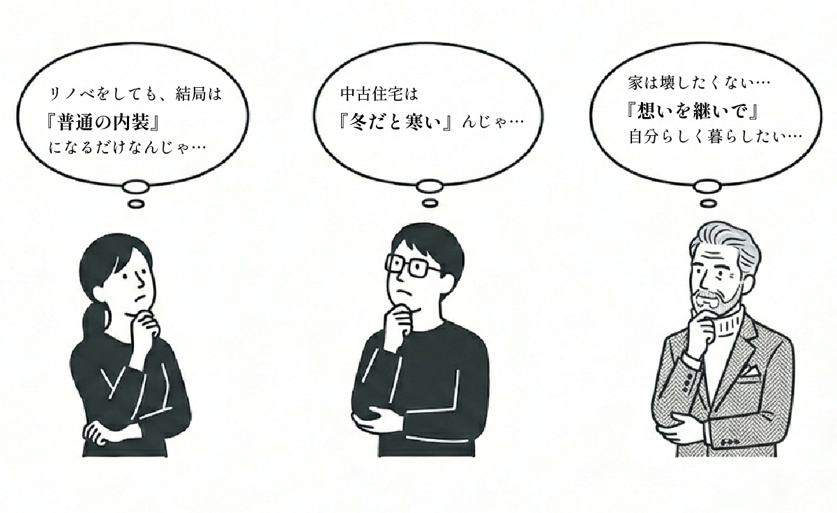 札幌リノベーション悩み解決バナー